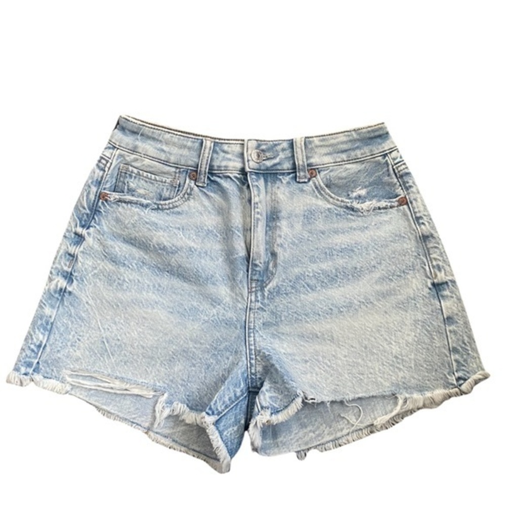 American Eagle mom shorts light wash size 2